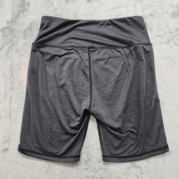 Brooklyn Cloth Bike Shorts Womens M Gray High Waist Workout Gym Cycling Running - Picture 2 of 10
